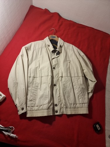 AHOI HERBST Pierre Cardin Herren Jacke Gr. 52 BEIGE SEEMANN KAPITÄN KNÖPF KRAGEN - Bild 3 von 12