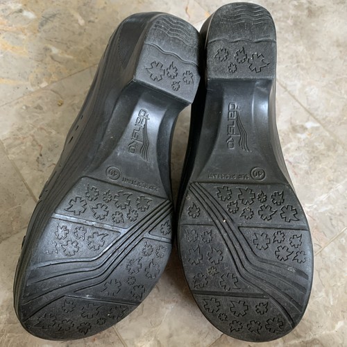 Dansko Pixie Molded EVA Größe 40 US 10 Floral Embossed Clogs Schuhe dunkelgrau - Bild 6 von 9