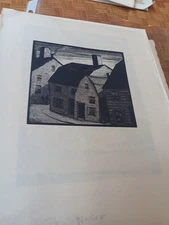 Thomas Nason print Sunday in Marblehead, Massachusetts 1933 Colophon Magazine 