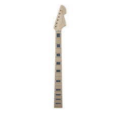 Unfinished 22 Fret Guitar Neck 27Inch Maple Fretboard Block Baritone Guitar Neck
