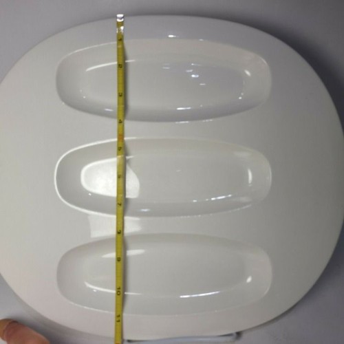 Villeroy & Boch White Affinity Porcelain DISH Compartments Oval Large platter - Picture 6 of 7