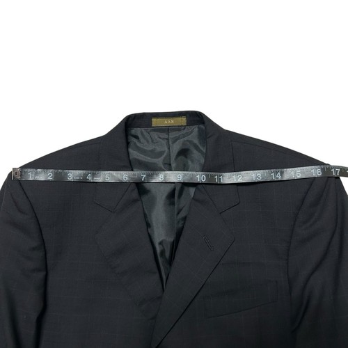 314 00s archive Yohji Yamamoto D'URBAN A.A.R suit men set up dark gray check - Picture 8 of 22