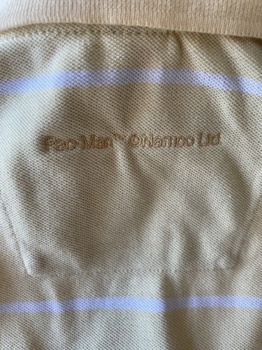 Pac Man Short-Sleeve Polo Golf Shirt, Page & Tuttle, 100% Cotton, Size M, NWOT - Picture 3 of 8