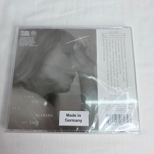 Taylor Swift The Tortured Poets Department Cd- New Bonus Track The Manuscript - Picture 2 of 7