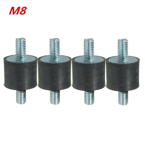 4Stk Gummipuffer Set Schwingungsdämpfer Silentblock Metall Gummi Puffer M5 M6 M8 - Bild 7 von 10