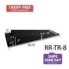 Race Ramps RR-TR-8, 2 Pack Black Foam 8In Trailer Ramps Pair Performance Parts