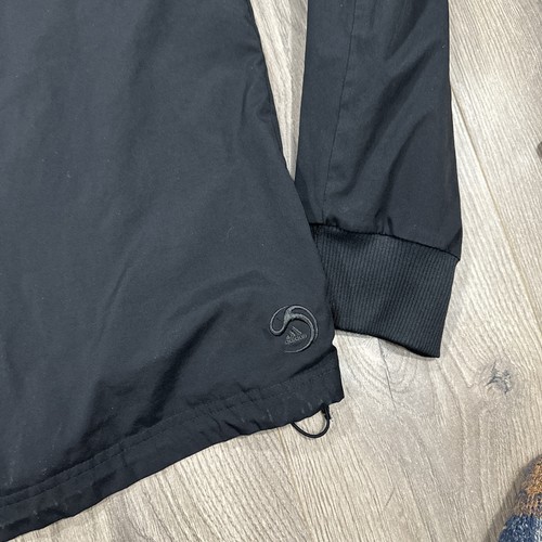 Adidas Adipure Mens Black Climalite Windbreaker Pullover Lightweight 1/4 Zip XL - Picture 7 of 8
