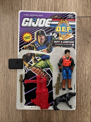 G.I. Joe Mutt And Junkyard (V4) Rare D.E.F. Card Near Complete Action Figure