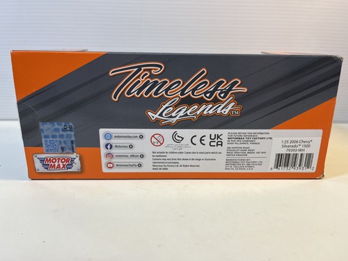 2006 Chevy Ext Cab Diecast Model Car: 1/25 Scale, New In the Box By Motor Max - Picture 6 of 7