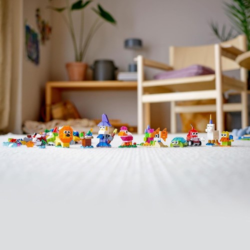 LEGO Classic Idea Parts w/ Transparent Pieces 11013 Toy Blocks Gift Gem Craft - Picture 7 of 9