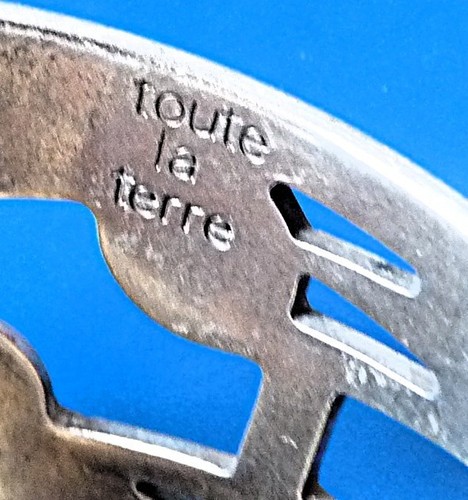 BIJOU FANTAISIE Créateur signé TOUTE LA TERRE en ARGENT SILVER Designer JEWELRY - Picture 5 of 7
