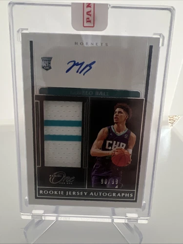 2020-21 Panini One and One Lamelo Ball RC Auto 2 Color Patch 98/99!!🔥🔥