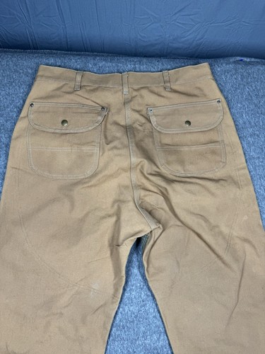Carhartt Mens Pants 40 Brown WU256 Brush Hunting Vintage Double Knee USA - Picture 4 of 14