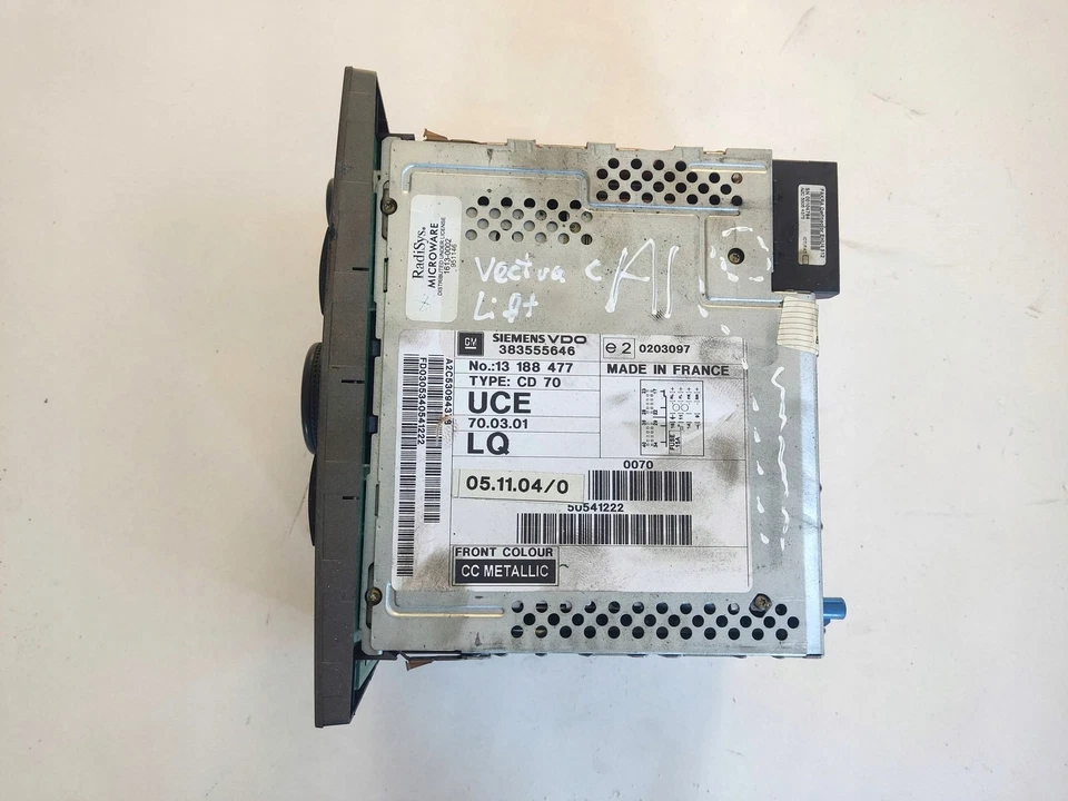 Opel CD70 13188477 Vectra C Radio Navi - Imagen 3 de 3