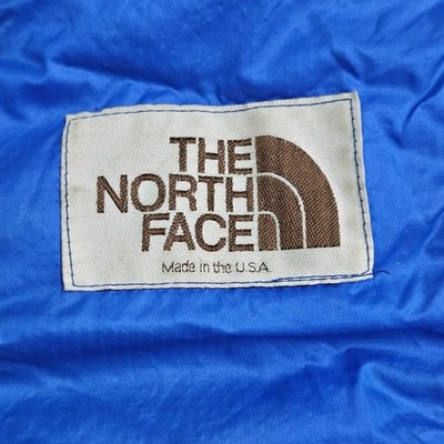 The North Face Blue Kazoo Lg RH Grey Goose Down Sleeping Bag 89x30 Inch (B4)