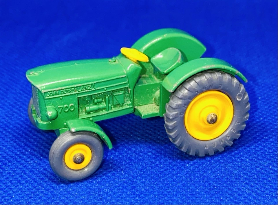 Tractor y remolque John Deere Matchbox de colección No. Lesney verde años 60 50-51 Foto 2 de 4