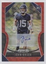 2019 Panini Prizm Rookies Red Wave /149 John Ursua #395 Rookie Auto RC
