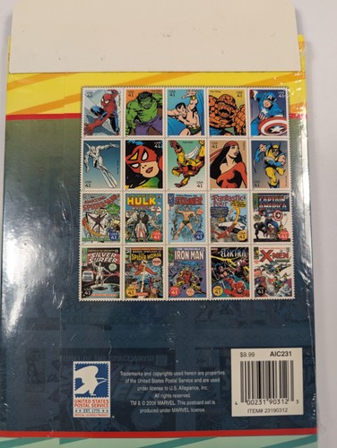 Marvel Super Heroes Limited Edition Jumbo Stamp Image Postcards Sealed 2008 - Bild 3 von 3