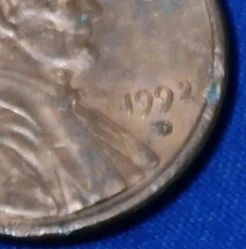 1992 Lincoln Cent Mint Mark Error. - Image 2 of 2