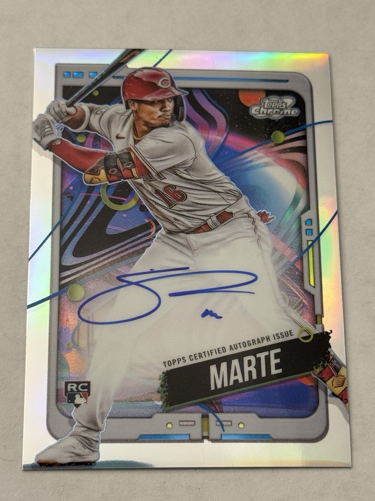 2024 Topps Cosmic Chrome Noelvi Marte RC Auto #CCC-NM Reds