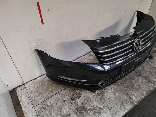 VOLKSWAGEN PASSAT FRONT BUMPER 2010-2016 B7 PAINTED WITH FOGLAMPS #96301 - Picture 3 of 8