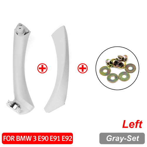 For BMW E90 for BMW 3-Series Car Inner Door Handle Panel Sedan Pull Trim Cover - Picture 26 of 27