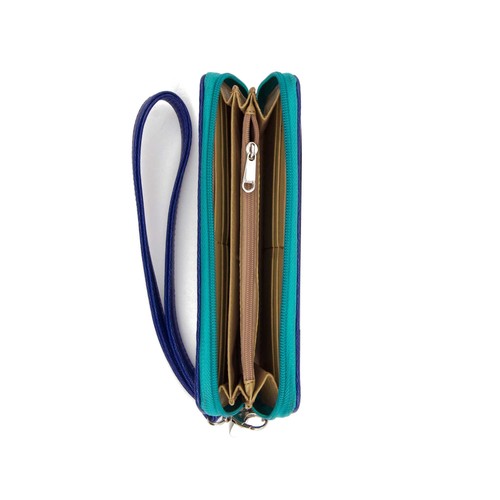 Women's Seattle Mariners Zip-Around Wristlet Wallet - Picture 3 of 3
