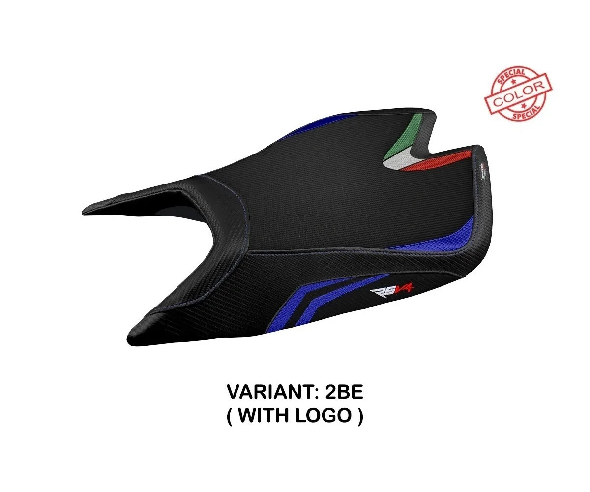 Seat saddle cover Leon Special Color Blue (BE) TPZ APRILIA RSV4 2021 2023 1C
