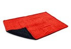  Dreadnought Max Triple Layer Microfiber Car Drying Towel, 20"x30" Red/Black