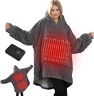 Heated Wearable Blanket Battery Powered, Come with 5000Mah Portable Rechargeable