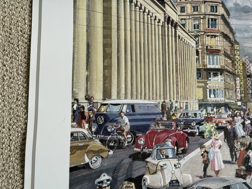 Volkswagen Vintage 1970’s Dealer Promotional Art Print Walter Gotschke 1956 NEW - Picture 8 of 16