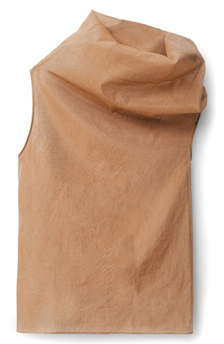 Top de organza de algodón y seda blanco para mujer MANGO Selection Mango talla S - Imagen 11 de 13