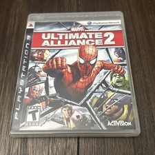 Marvel: Ultimate Alliance 2 (PlayStation 3, 2009) COMPLETE! Tested & Working!