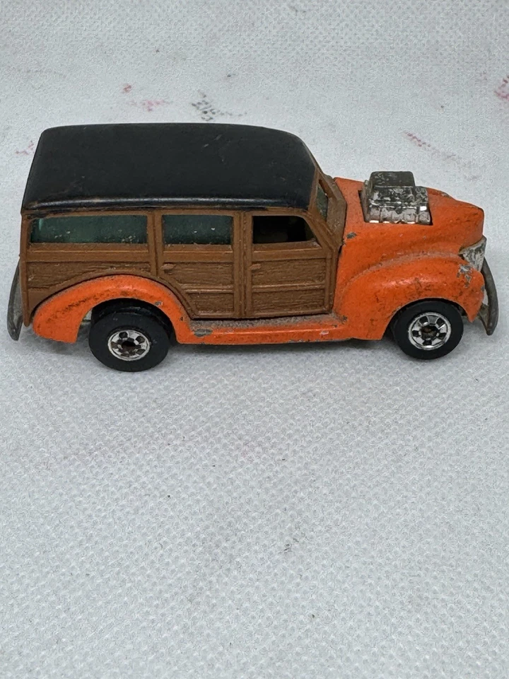De colección 1979 Hot Wheels 1940’s naranja Hong Kong paneles de madera Ford Woody Wagon Foto 4 de 4