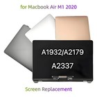 for MacBookAir 2020 A2337 M1 EMC 3598 Screen Display LCD Replacement Assembly