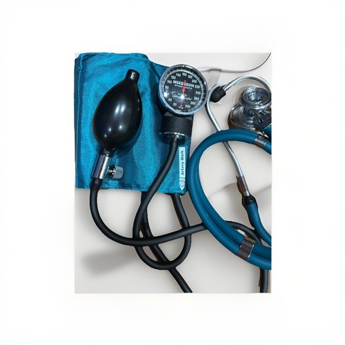 ADC Proscope Stethoscope w/ Aneroid Sphygmomanometer Manual Blood Pressure Cuff - Picture 2 of 7