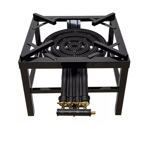 20.8KW 4 KEY HEAVY DUTY SINGLE CAST IRON LPG GAS BOILING RING BURNER CATERING
