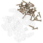 door retainer clips retainer clip with screws Plastic Glass Panel Clip Door