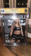 Ronda Rousey Sports Illustrated NEWSSTAND CGC SS 9.0 SIGNED By Ronda Rousey 