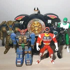 Vintage Power Rangers LOT of 6 Action Figure Toys 90's Mighty Morphin Zeo Space
