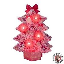 NEW Sanrio Christmas Card Western Style Light Melody Pop-Up Seiko Matsuda Pink