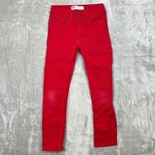 Kids Levi's 510 Skinny Red Jeans Size 12 REG 26x26