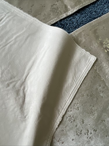 2 Table Runner, 5 Placemat Set 80”x16”, 18”x13” Taupe/Gold, Cream - Picture 10 of 17
