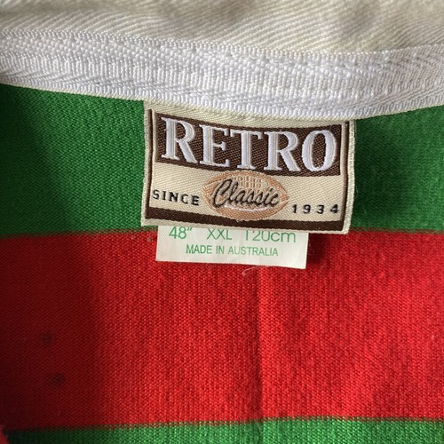 Camiseta retro South Sydney Rabbitohs firmada XXL hecha en Australia NRL - Imagen 4 de 14