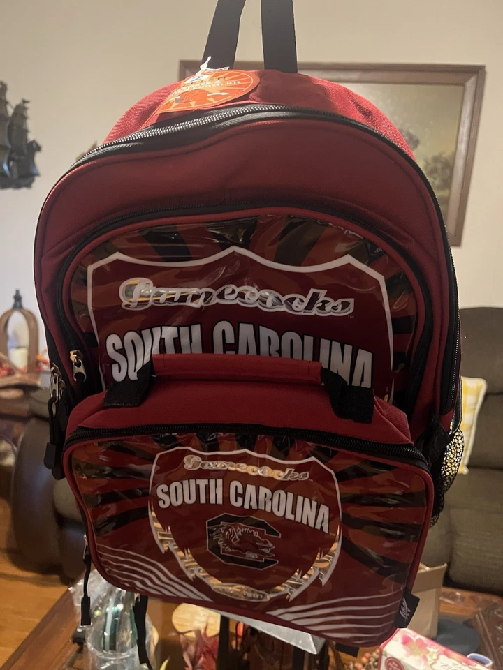 Juego de mochila y almuerzo aislado South Carolina Gamecocks para niños Foto 3 de 4