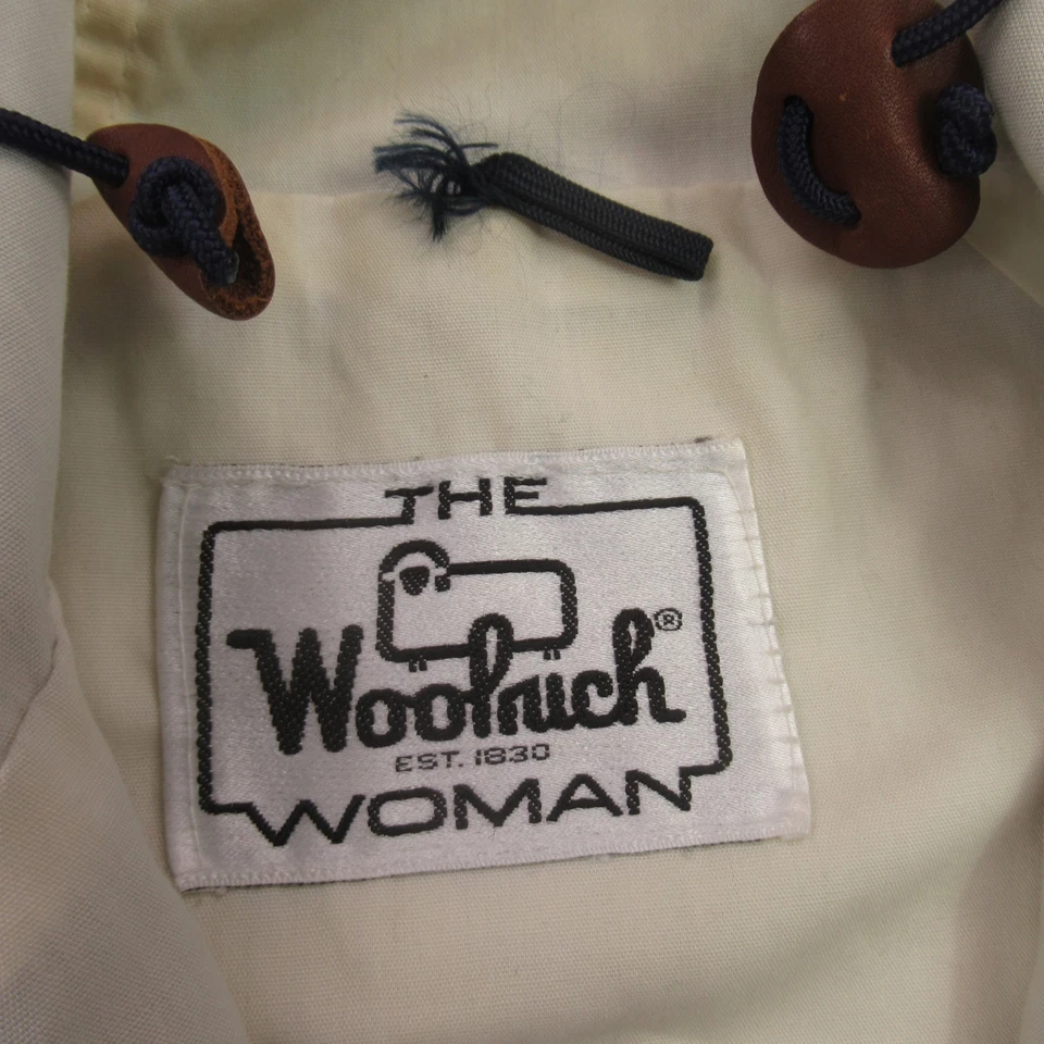 Chaqueta Woolrich Mujer XL Manga Larga Ligera Exterior Cremallera Completa Con Capucha De Colección Foto 3 de 4