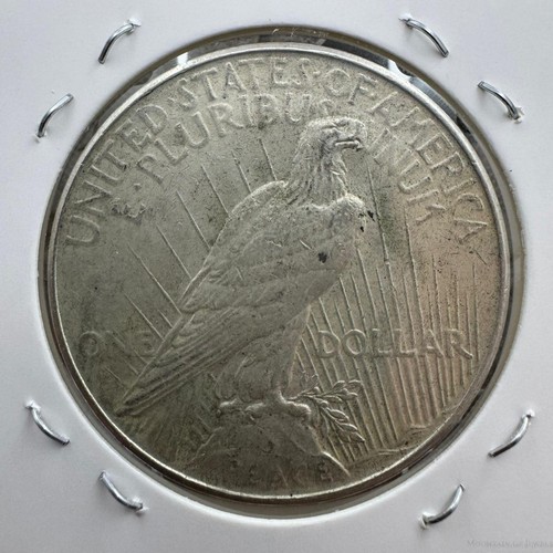 1922 US 90% Peace Silver Dollar F-VF #71625-1GP - Picture 2 of 4