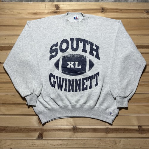 Vintage 90s Russell Athletic South Gwinnett Comets School Crewneck Sweatshirt XL