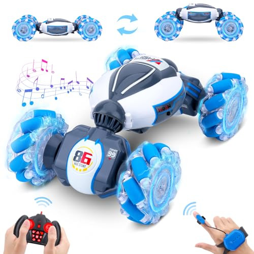 Gesture Sensing RC Stunt Car Toys for 6-12 Boys&Girls - Birthday for Kids,  - Picture 2 of 7
