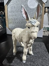 Kay Finch 10” Western Prospector’s White Burro